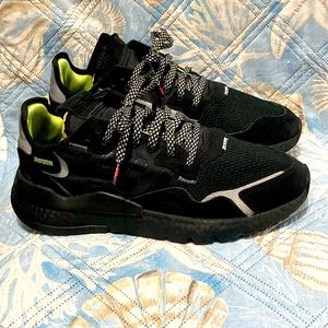 Adidas nite Jogger 3m Reflective triple black size 11.5 Men